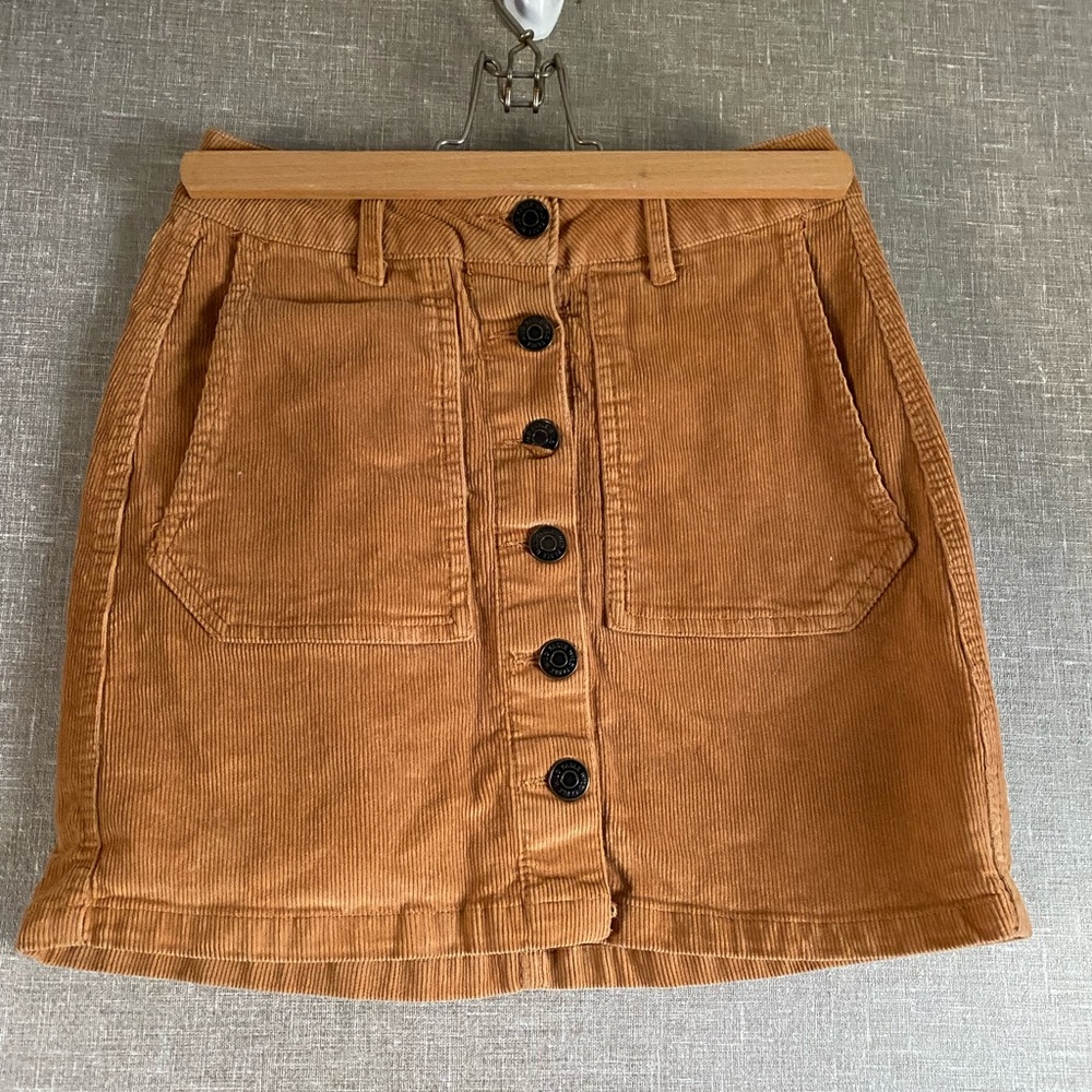 Wild Fable Button Up Corduroy Skirt